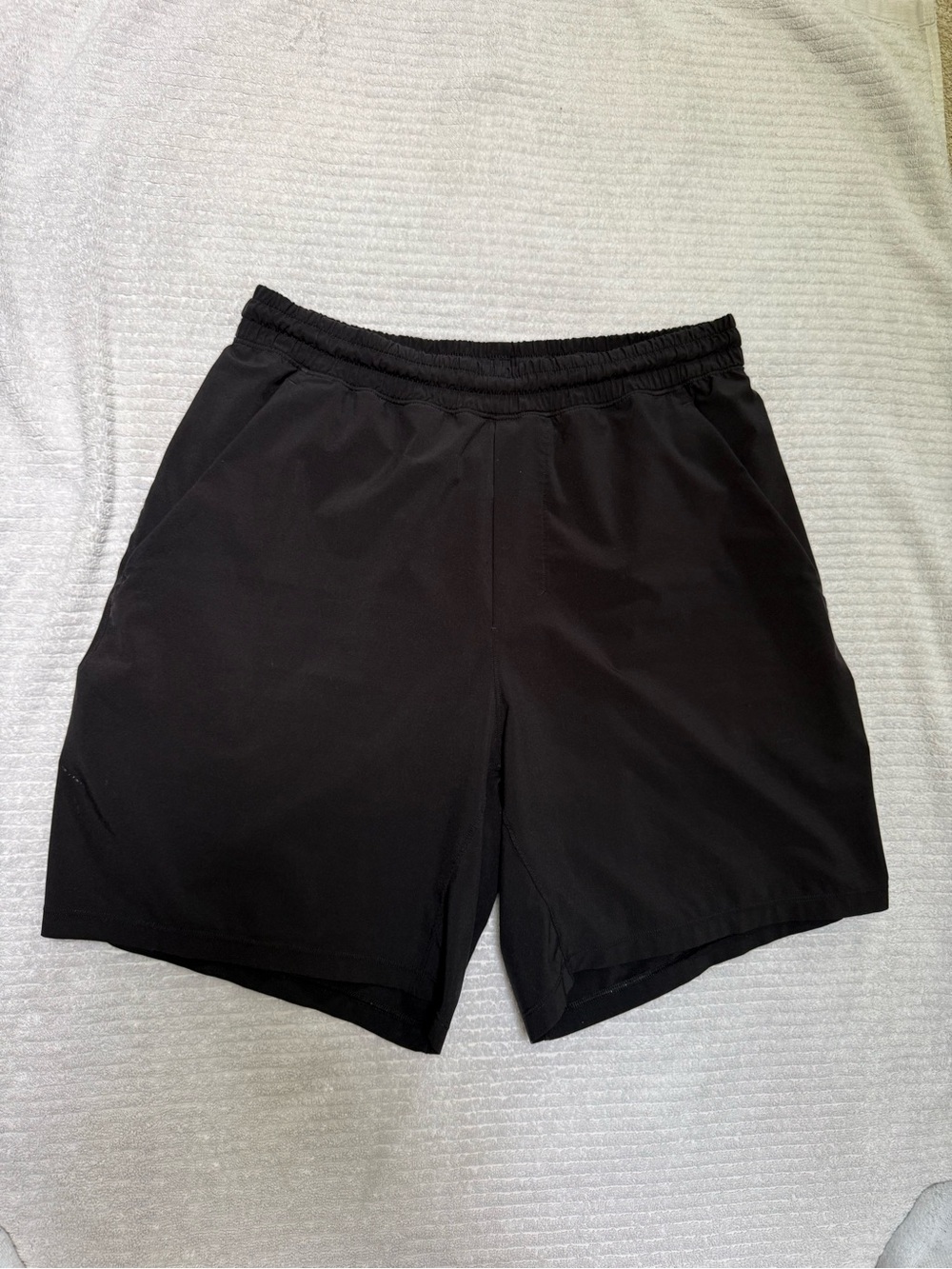Lululemon Men’s Pacebreaker Linerless Shorts Black- Size M, 7’’ inseam